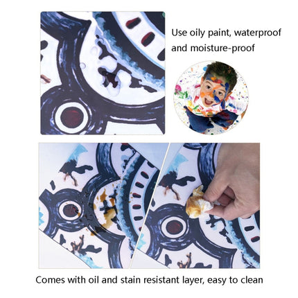 Self-Adhesive Heat-Resistant Oil-Proof Stickers Household Kitchen Stove Tile Wall Stickers, Specification: LZ-003(40x80cm)-garmade.com