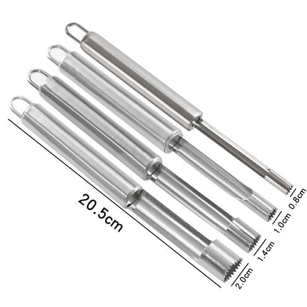 3 PCS Kitchen Stainless Steel Thickened Hawthorn And Red Dates Corer, Specification: 0.8cm-garmade.com