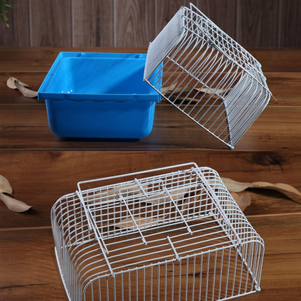 2 PCS Hamster Cage Portable Take-Out Cage Hamster Golden Bear Supplies(Brown)-garmade.com