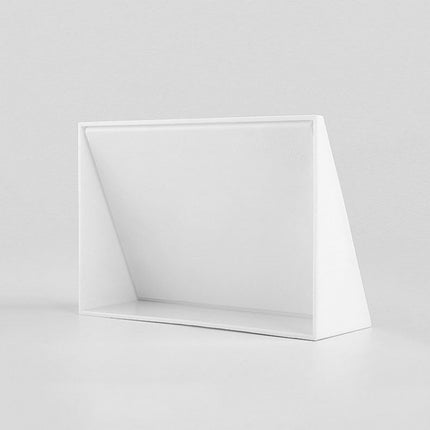 10 PCS Acrylic Triangle Price Tag Student Desk Seat Board, Size: 7x5cm (White)-garmade.com