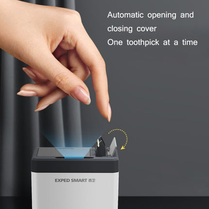 EXPED SMART Intelligent Induction Automatic Toothpick Box Household Restaurant Electric Toothpick Holder, Specification: Battery Version-garmade.com