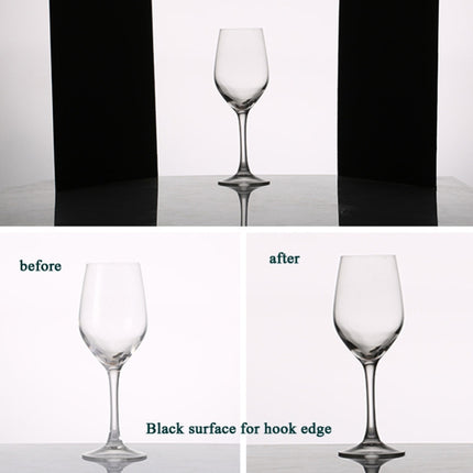3-in-1 Reflective Board A3 Cardboard Folding Light Diffuser Board (White + Black + Silver)-garmade.com