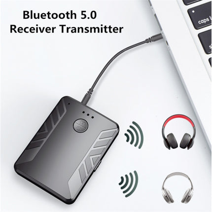 T19 Bluetooth 5.0 Audio Transmitter Receiver Call Three-in-one TV Computer Dual Transmitter Adapter-garmade.com