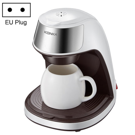 KONKA KCF-CS2 Home Office Small Portable Drip Coffee Machine，EU Plug(White)-garmade.com
