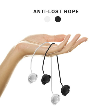 3 PCS Bluetooth Headphone Sports Silicone Anti-Lost Rope For Samsung GALAXLBuds 1 / 2(White)-garmade.com
