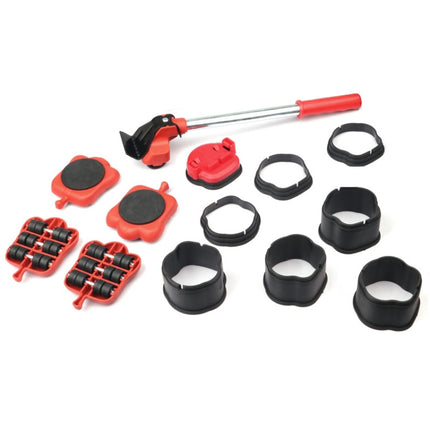 13 PCS / Set Mover Adjustable Height Moving Tool Set With Pry Type Heavy Furniture Moving Roller-garmade.com