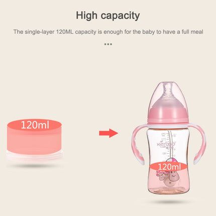 Portable Milk Powder Formula Dispenser Food Container Storage Feeding Box for Baby(Pink)-garmade.com