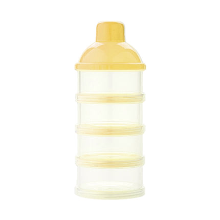 Portable Milk Powder Formula Dispenser Food Container Storage Feeding Box for Baby(Yellow)-garmade.com