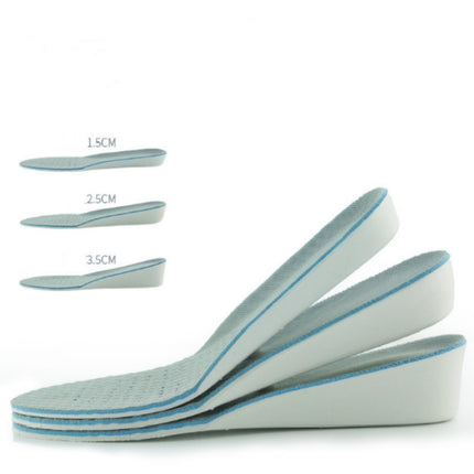 Men and Women Casual EVA Breathable Sports Invisible Heightened Insole, Height:2.5cm(43)-garmade.com