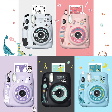 5 PCS 5 in 1 DIY Cute Cartoon Camera Stickers Set for Fujifilm Instax mini 11(Dessert Animal Series)-garmade.com