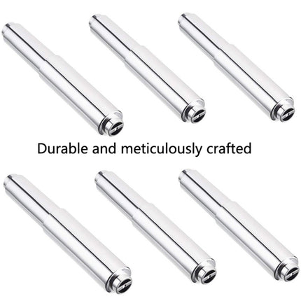 4 PCS Plastic Electroplating Tissue Box Retractable Shaft Core Toilet Tissue Spring Retractable Roll Paper Shaft, Style: Chrome Stretch-garmade.com
