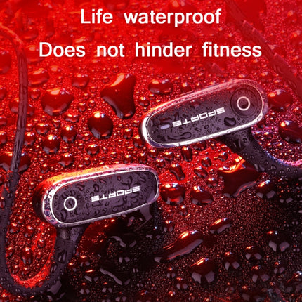 G68 Bone Conduction Bluetooth 5.0 Sports Waterproof Sweatproof Wireless Earphone(Red)-garmade.com