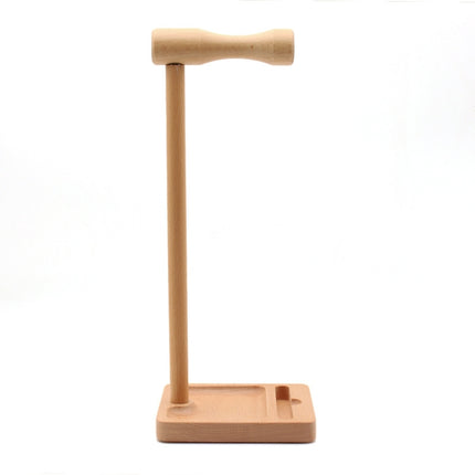 AM-EJZJ001 Desktop Solid Wood Headset Display Stand, Style: F-garmade.com