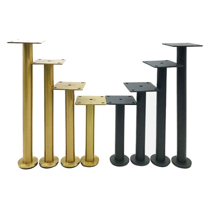 LH-TJ003 Adjustable Stainless Steel Round Tube Furniture Legs, Height: 32cm(Silver)-garmade.com