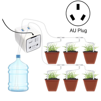 WD-01ADE WIFI Gardening Drip Irrigation Controller, Specification: Double Pump 15 Pots(AU Plug)-garmade.com