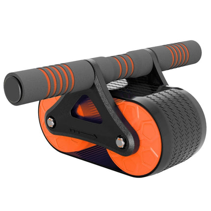 Automatic Rebound Double Wheel Abdominal Fitness Wheel(Orange)-garmade.com