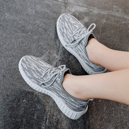 Ladies Spring Breathable Shoes Casual Shoes Sneakers, Size: 38(Gray)-garmade.com
