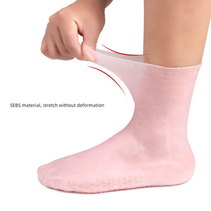 Sole Honeycomb Shock-absorbing Pressure-relieving Foot Beach Socks, Size: L(Skin Color)-garmade.com