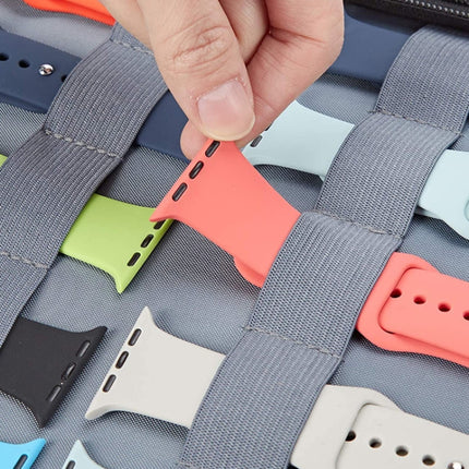 Long Strap Storage Bag With Handheld For Apple Watch, Color: Single Layer (Gray)-garmade.com
