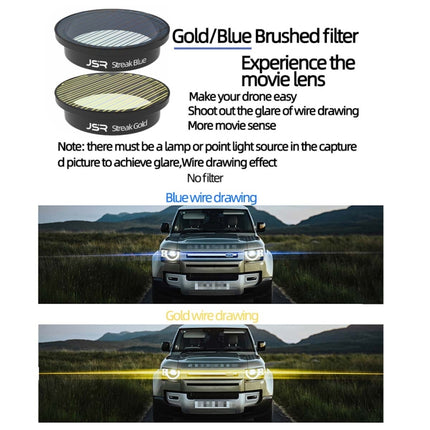 JSR Drone Filter Lens Filter For DJI Avata,Style: Brushed Gold-garmade.com