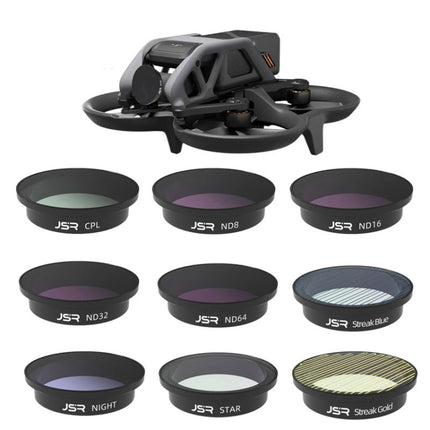 JSR Drone Filter Lens Filter For DJI Avata,Style: 4-in-1 (ND)-garmade.com