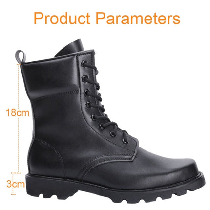 FB-001 Winter Outdoor Training Windproof and Warm Boots, Spec: Cowhide(40)-garmade.com