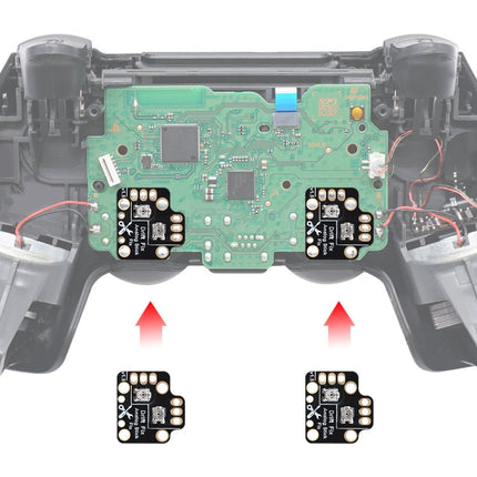2 PCS Controller Analog Thumb Stick Drift Fix Mod For PS5 / PS4 / Xbox One(Black)-garmade.com