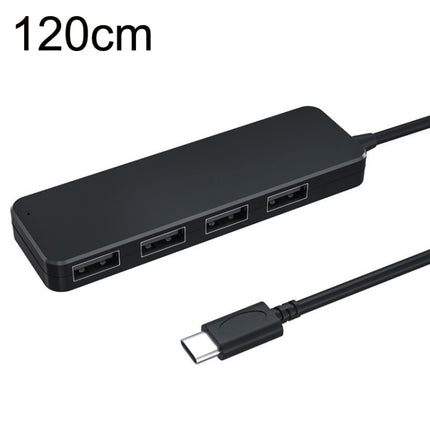 AC3-L43 Type-c/USB-c USB2.0 120cm 4 Ports Expansion Dock Notebook High Speed HUB-garmade.com