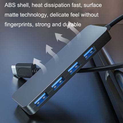 AC3-L43 Type-c/USB-c USB2.0 120cm 4 Ports Expansion Dock Notebook High Speed HUB-garmade.com