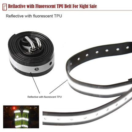 Outdoor Wireless Electronic Pet Fence Night Reflective Collar, Specification: One for Two(EU Plug)-garmade.com