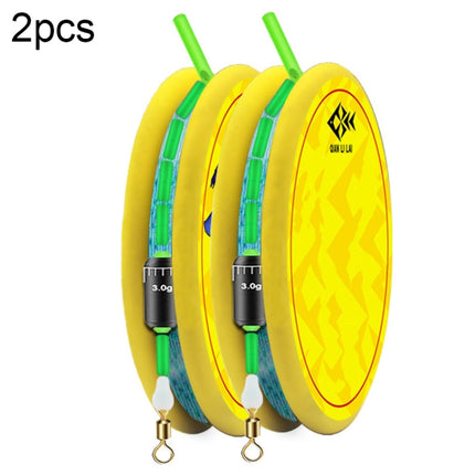 2pcs Outdoor Fishing Anti-tangle Spotted Invisible Line Set with Scale, Size: 5.4m(3.0)-garmade.com