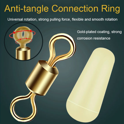 2pcs Outdoor Fishing Anti-tangle Spotted Invisible Line Set with Scale, Size: 5.4m(3.0)-garmade.com