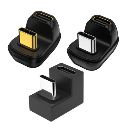 U-shaped Elbow Type-C/USB-C Male To Female Data Transfer Charging Adaptor, Interface form: 4.0-garmade.com