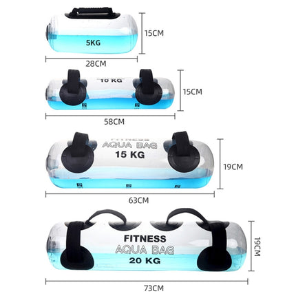 LS-SD2 Weighted Fitness Water Bag Physical Fitness Equipment, Specification: 28x15cm 5kg-garmade.com
