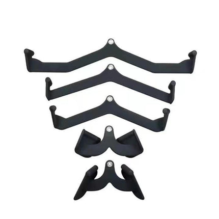 5 In 1 V-shaped Handles Attachments for Pulley and Lat Pulldown Machines-garmade.com