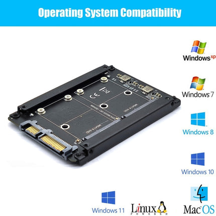 MSATA To SATA3 Transfer Card SSD Solid State Drive To 6G Interface Conversion Card(ENCMS2S-H01)-garmade.com