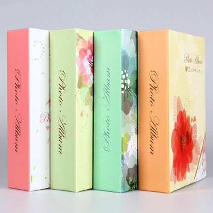 Photo Album 6 Inch 200 Sheets Without Boxing Simple Thin Film(Flower Color Mixed Delivery)-garmade.com