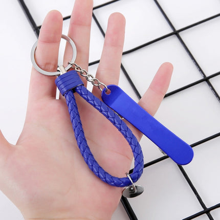 Scooter Beer Bottle Opener with Keychain Pendant Multifunctional Small Toy, Color:Blue Rope + Blue Skateboard-garmade.com