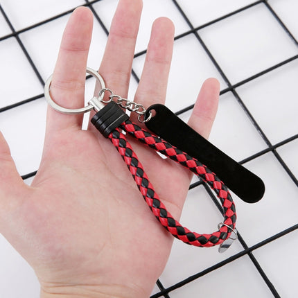 Scooter Beer Bottle Opener with Keychain Pendant Multifunctional Small Toy, Color:Black Red Rope + Black Skateboard-garmade.com