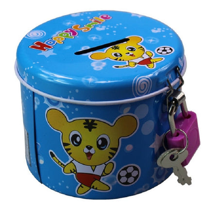 4 PCS Tin Piggy Bank Kindergarten Gifts for Kids, Random Color Delivery-garmade.com