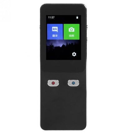 T9+ Portable WIFI Smart Voice Translator Smart Business Travel Real Time AI Translator Translation Machine 27 Languages Translator (Black)-garmade.com