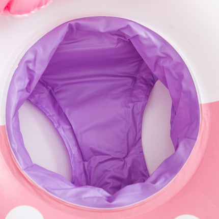 Baby Cartoon Inflatable Swimming Ring Lifesaving Ring Axillary Ring Suitable for Children Aged 2-6, Size: 86x65cm(Pink + White)-garmade.com