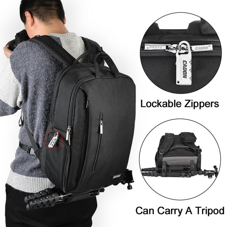 caden camera bag laptop backpack CADeN L5 III Multi-function Digital Camera Dual Shoulders Bag Backpack – Garmade