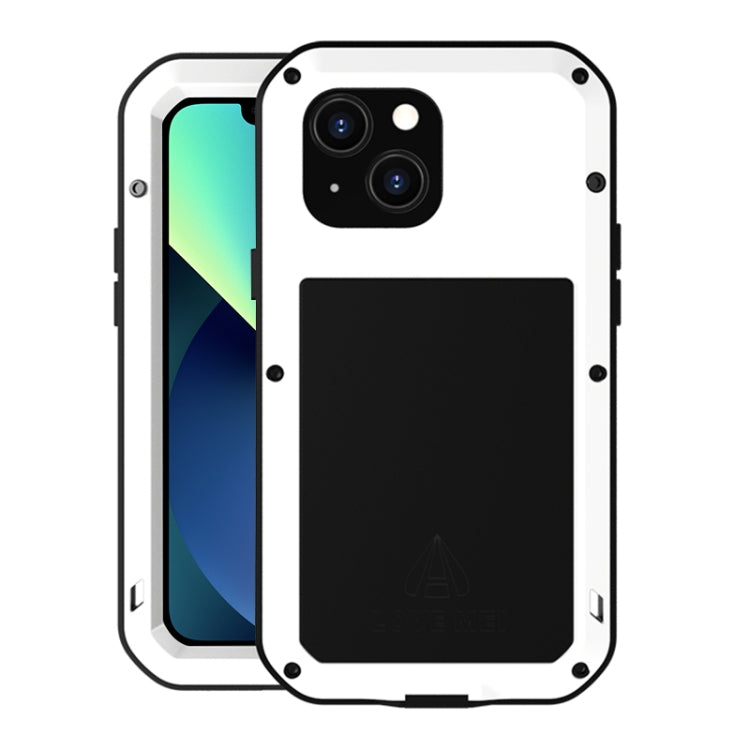 For iPhone 13 mini LOVE MEI Metal Shockproof Life Waterproof Dustproof Garmade For iPhone 13 mini LOVE MEI Metal Shockproof Life Waterproof Dustproof Garmade