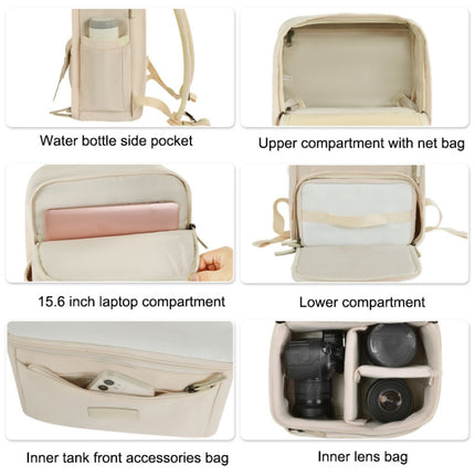 caden multifunction photography & laptop backpack Camera Professional DSLR Bag with USB Charging Port Rain Cover, Backpack for Women Men : Electronics C) Designed to fit Canon CADeN D10s Waterproof DSLR Camera