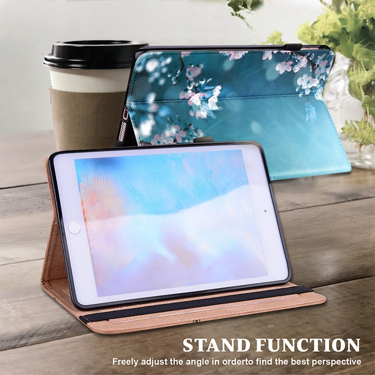 For Samsung Galaxy Tab A 2019 Crystal Texture Painted Leather Tablet Case(Plum Bossom)