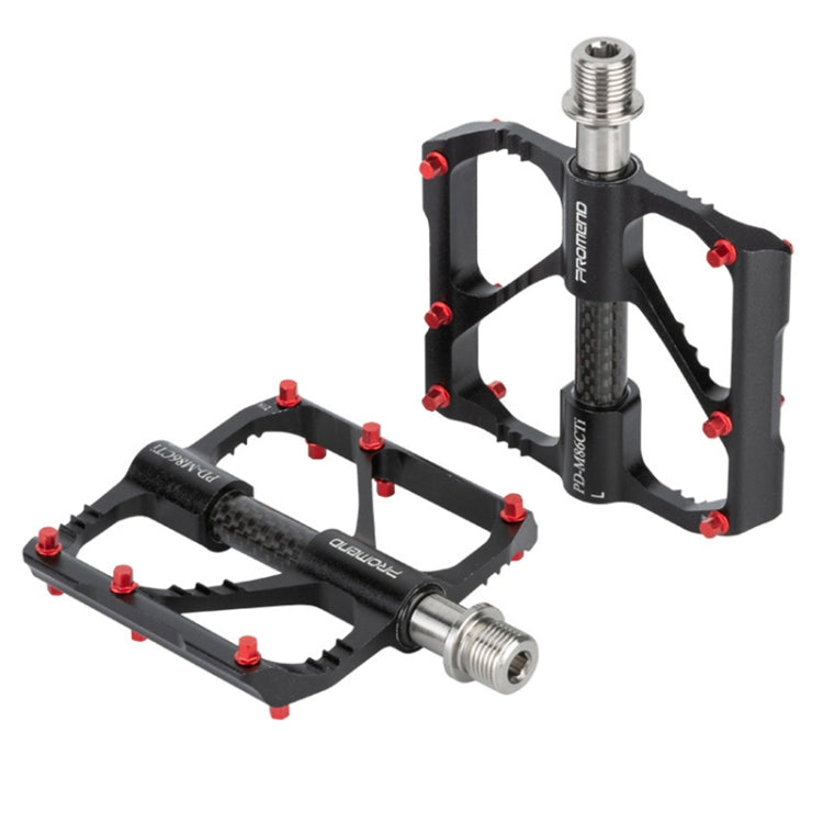 1 Pair PROMEND Titanium Axle Carbon Tube Bicycle Pedal Mountain Bike R – Garmade