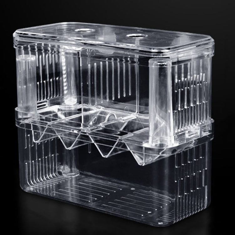 Extra Large Peacock Fish Double Layer Transparent Breeding Isolation B – Garmade