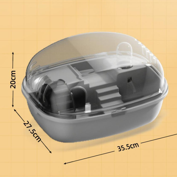 Panoramic Transparent Multi-Functional Large Space Hamster Cage, Style: Pink Basic Model