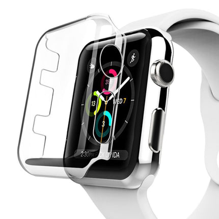 For Apple Watch Series 3 38mm Transparent PC Protective Case-garmade.com